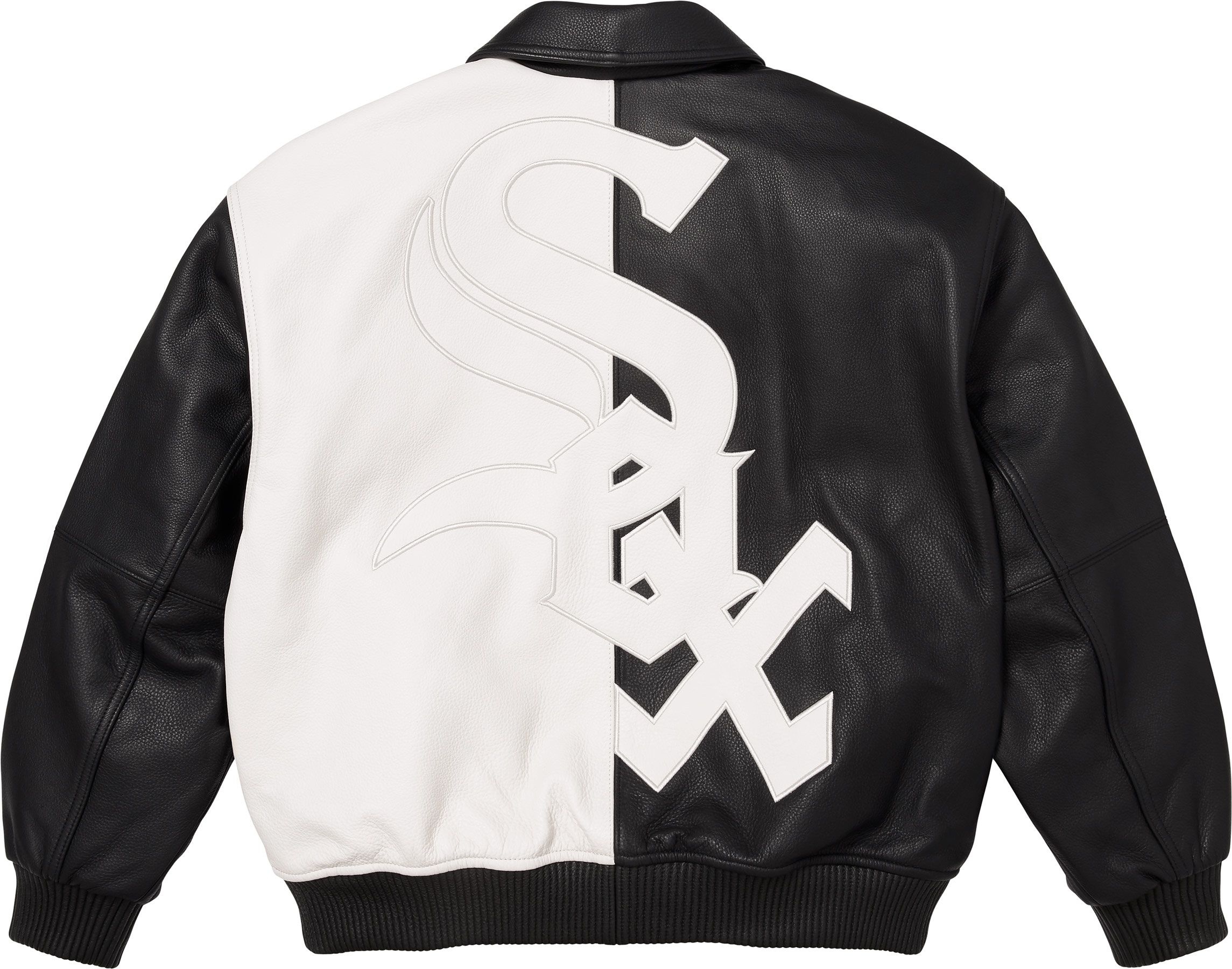 Supreme®/Chicago White Sox™ Leather Varsity Jacket view 10